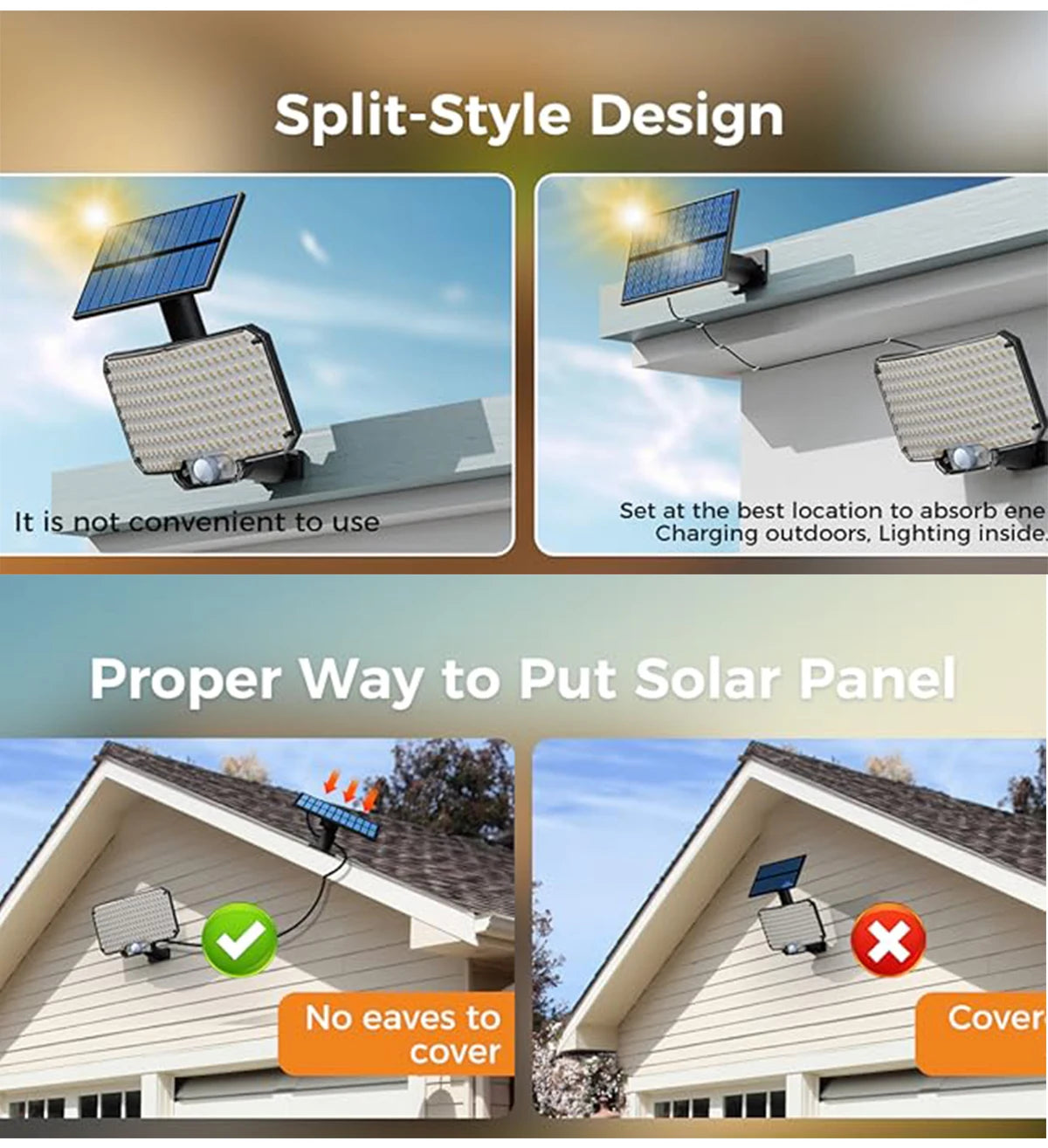 Solar-Powered Motion Sensor Flood Lights - 234LED, 3 Modes, Remote Control, IP65 Waterproof for Outdoor Security