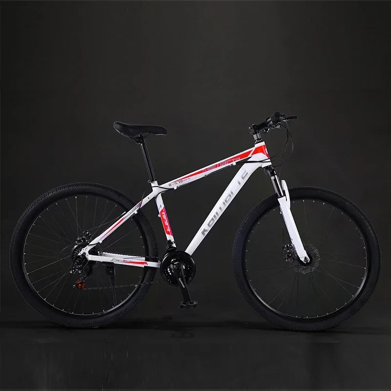 Shock-Absorbing Double Disc Brake MTB - 29-Inch Mountain Bike, Gravel Bike, Radial Wheel, Outdoor Bicycle for Adults