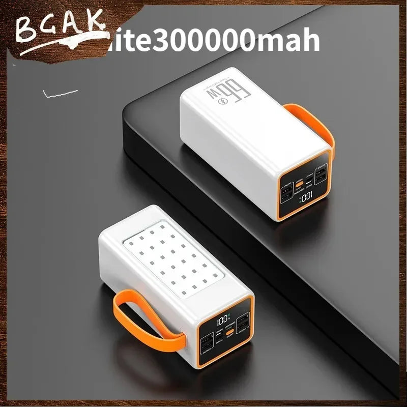 500000mAh 100000mAh 200000mAh 300000mAh Upgraded Version Super Powerbank Fast Charge Portable Power Bank Super Large Capacity