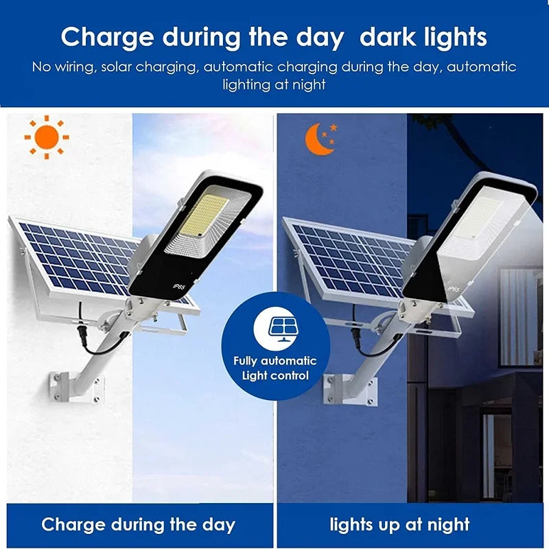 200W Solar Street Light – High-Powered Outdoor Illumination