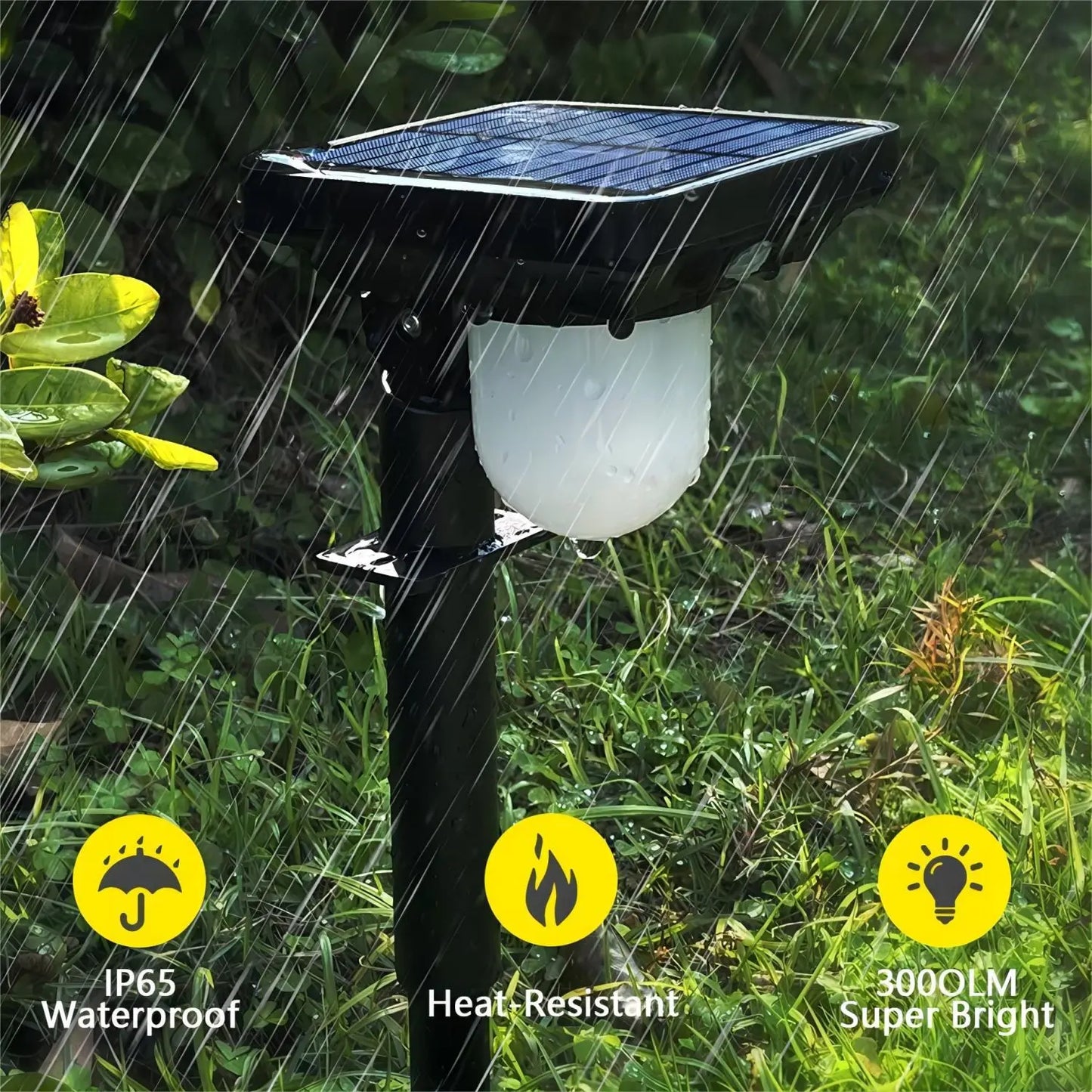 2/4 PCS Solar Motion Sensor Pathway Lights – Bright & Waterproof Outdoor Spotlights