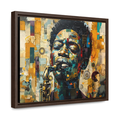 Soul of the Sax - Framed Canvas Wall Art