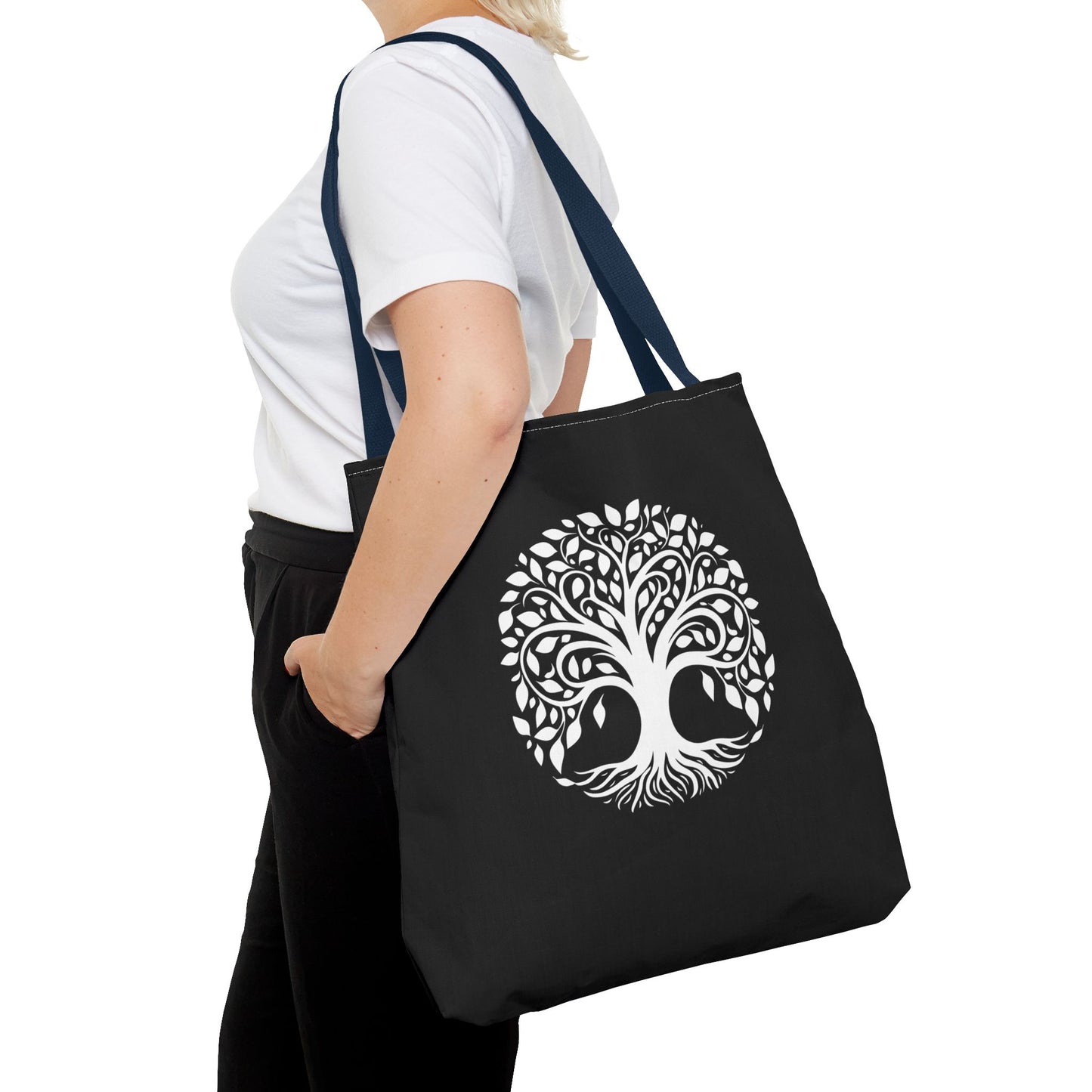 Tree of Life & Mandala Heartware Symbols Tote Bag