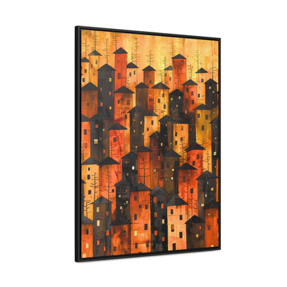 City of Inner Heights - Framed Canvas Wall Art