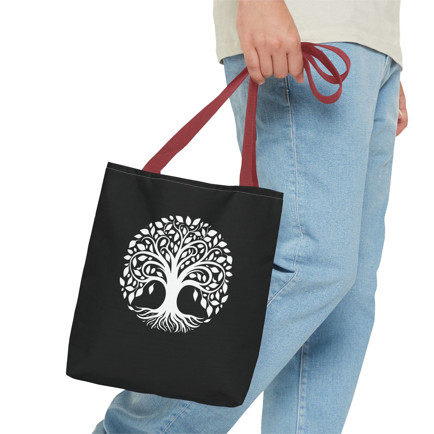 Tree of Life & Mandala Heartware Symbols Tote Bag