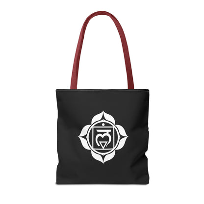 Root & Crown Chakras Heartware Symbols Tote Bag