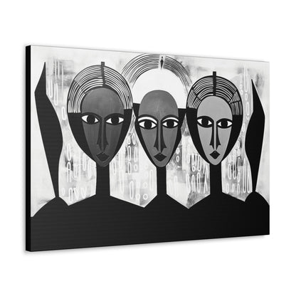 Guardian Angels - Canvas b&w Wall Art