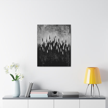 The Calm Before the Bloom - Canvas b&w Wall Art