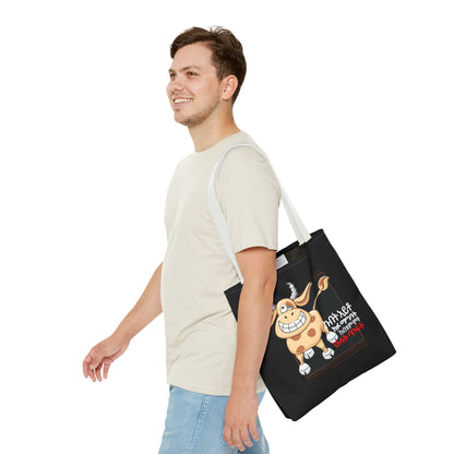 Naughty Proverbs Tote Bag Cows & Goats