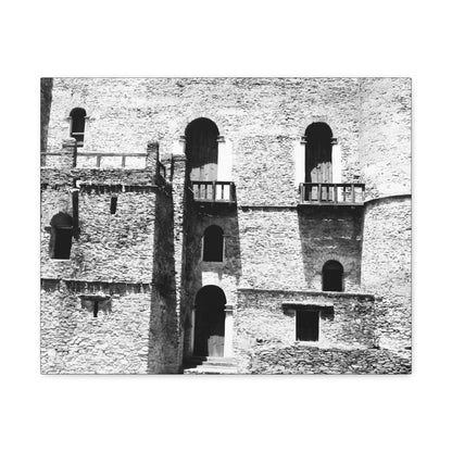 Whispers in Stone - Canvas Photography b&w