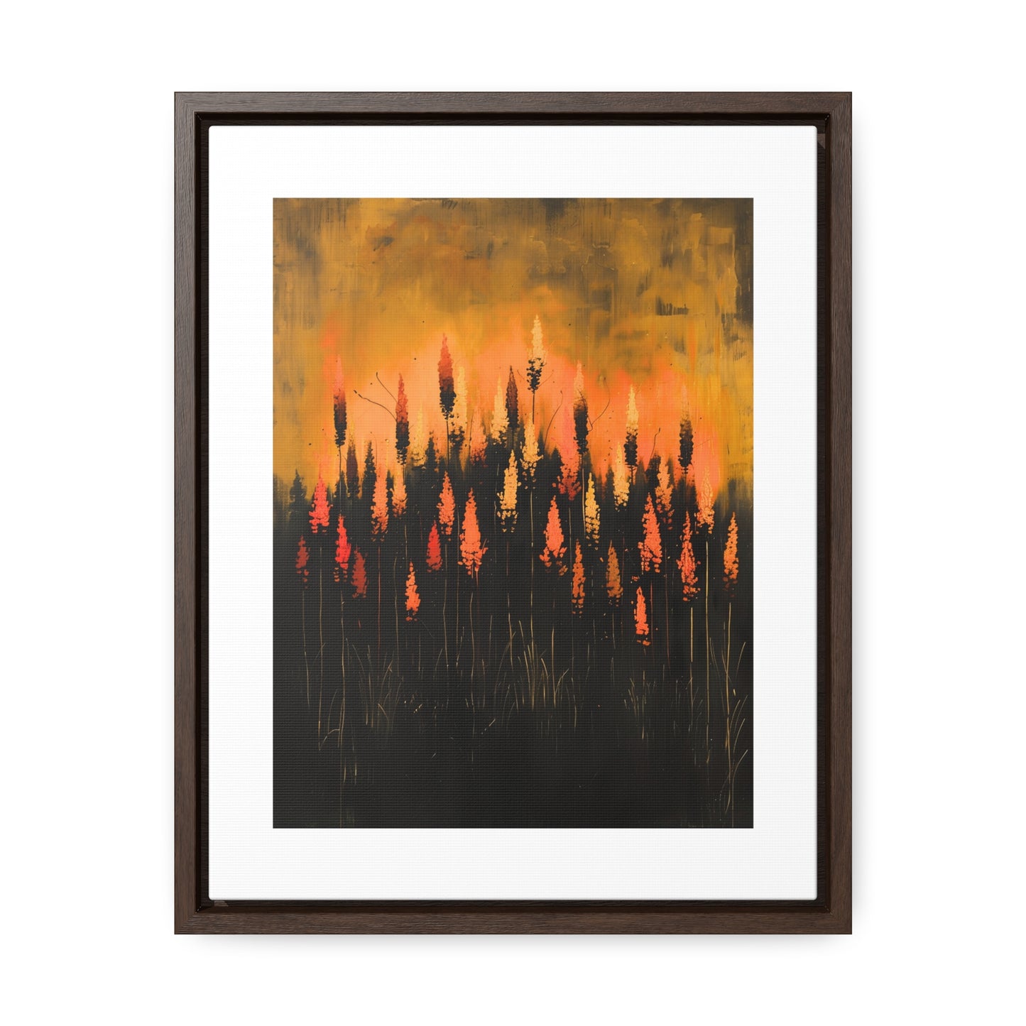 The Calm Before the Bloom - Framed Canvas Wall Art