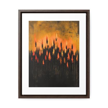 The Calm Before the Bloom - Framed Canvas Wall Art