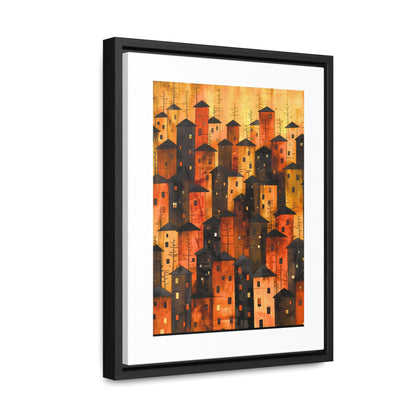 City of Inner Heights - Framed Canvas Wall Art