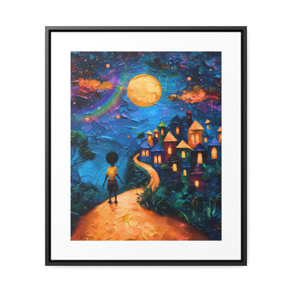 Path to Abundance II - Framed Canvas Wall Art