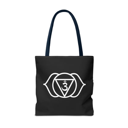 Throat & Third Eye Chakras Heartware Symbols Tote Bag
