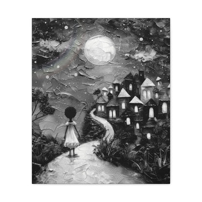 Path to Abundance I - Canvas b&w Wall Art