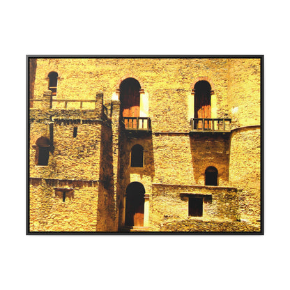 Whispers in Stone - Framed Canvas Photography