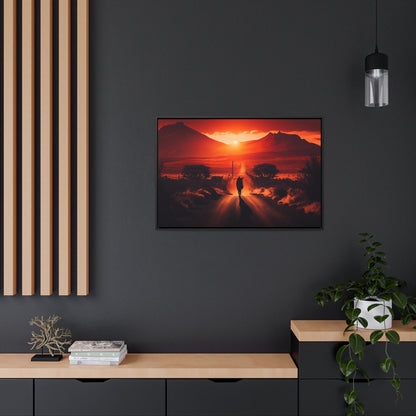 "Not without purpose" - Framed Canvas Wall Art