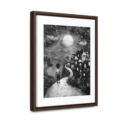 Path to Abundance II - Framed Canvas b&w Wall Art