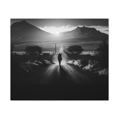 Not without purpose - Canvas b&w Wall Art