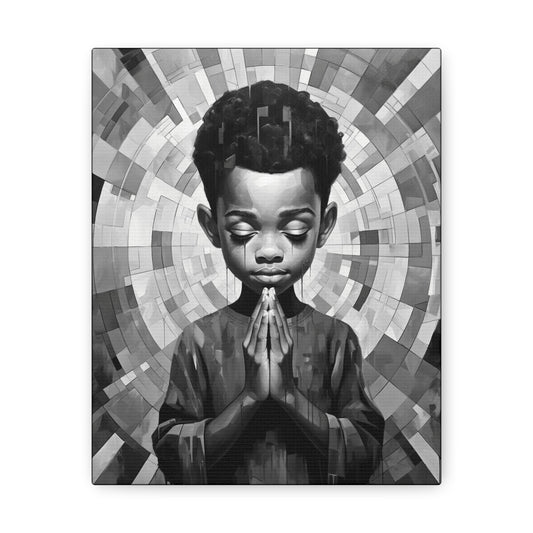 Radiance of Grace - Canvas b&w Wall Art