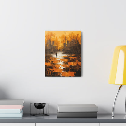 Solitude's Wisdom - Canvas Wall Art