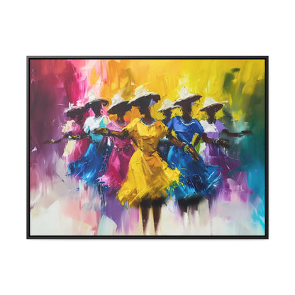 Rhythms of Joy - Framed Canvas Wall Art