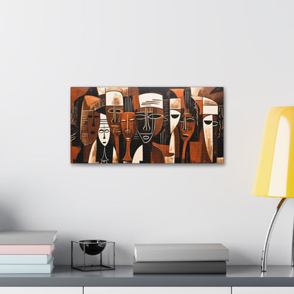 Ancestral Legacy on Ethnic Guise - Canvas Wall Art