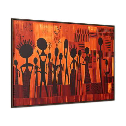 Harmony Unveiled - Framed Canvas Wall Art