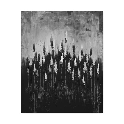 The Calm Before the Bloom - Canvas b&w Wall Art