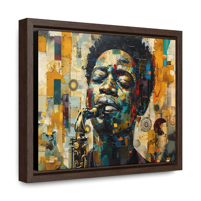 Soul of the Sax - Framed Canvas Wall Art