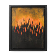 The Calm Before the Bloom - Framed Canvas Wall Art