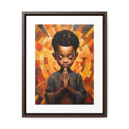 Radiance of Grace - Framed Canvas Wall Art