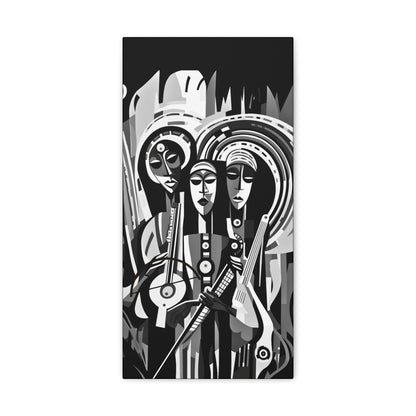 The Masinko Maestro - Canvas b&w Wall Art
