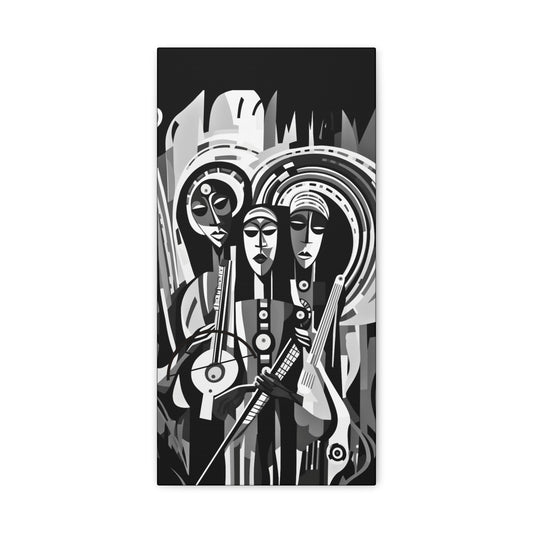 The Masinko Maestro - Canvas b&w Wall Art