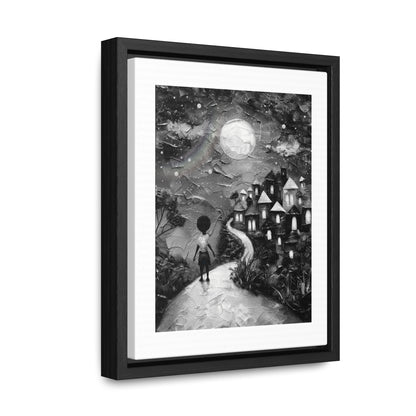 Path to Abundance II - Framed Canvas b&w Wall Art