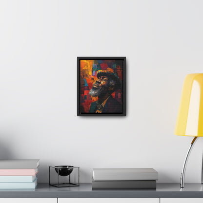 Gratitude's Whisper ተመስገን አምላኬ - Framed Canvas Wall Art