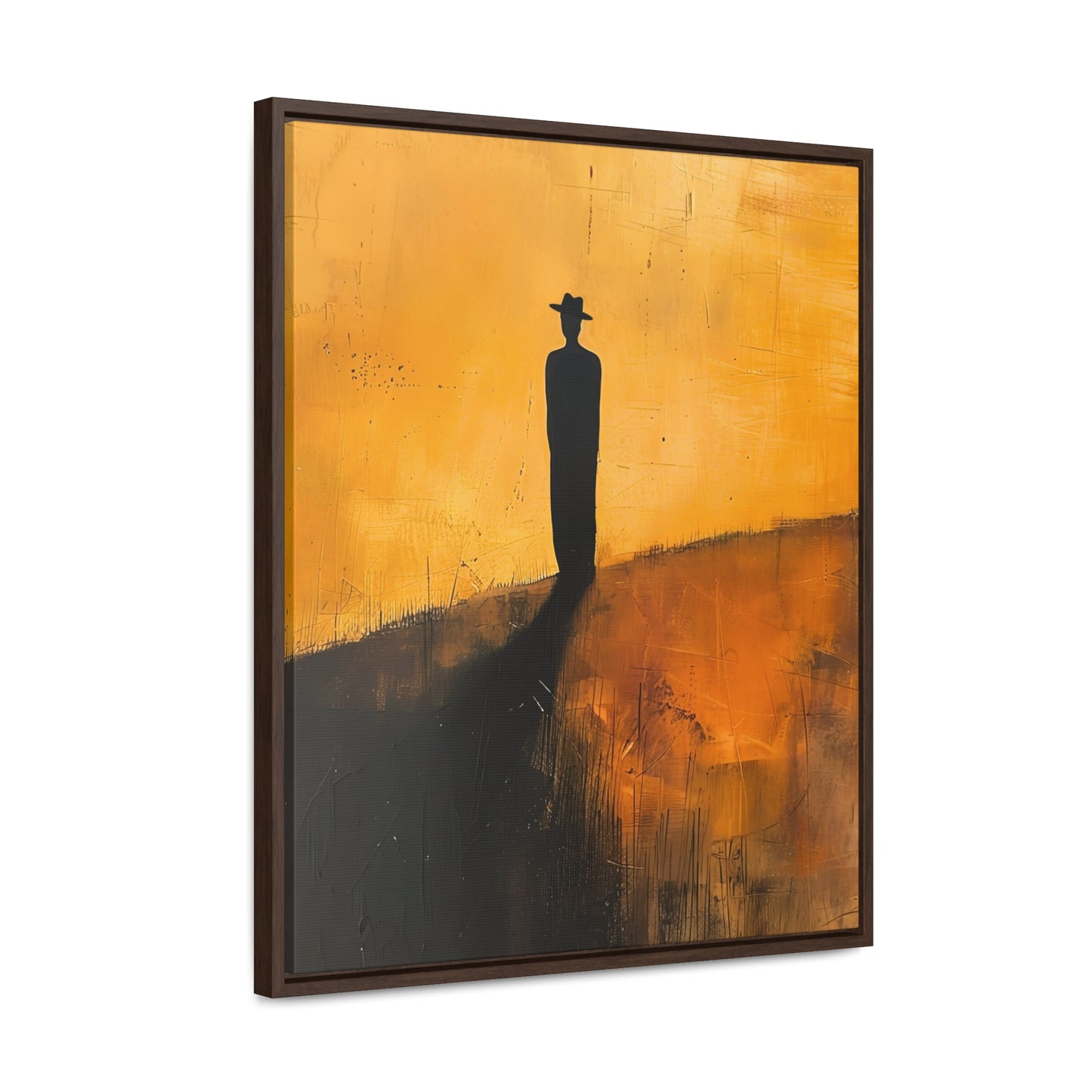 Alone, not Lonely - Framed Canvas Wall Art