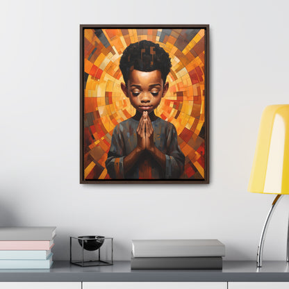 Radiance of Grace - Framed Canvas Wall Art