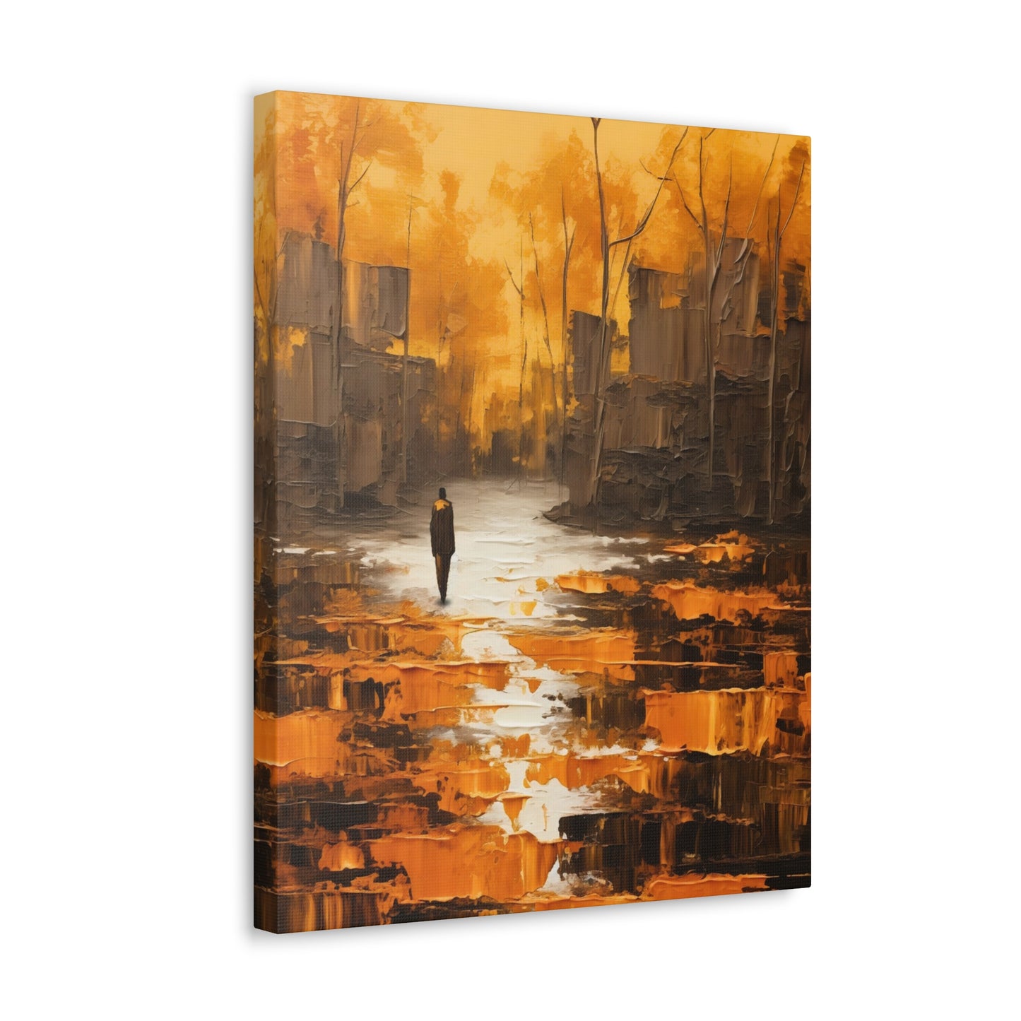 Solitude's Wisdom - Canvas Wall Art