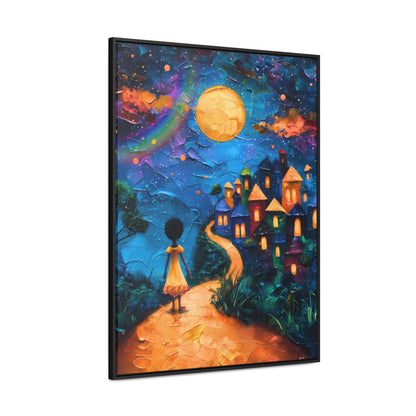 Path to Abundance I - Framed Canvas Wall Art