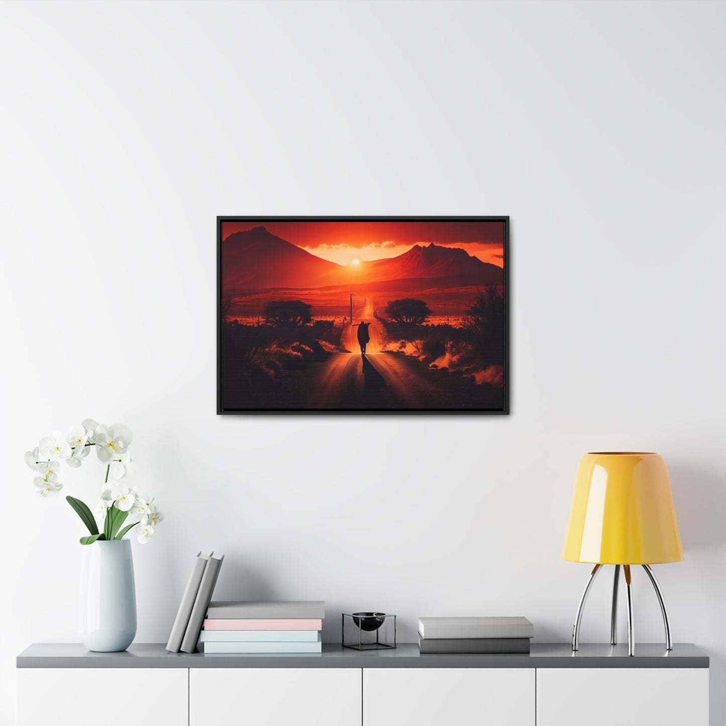 "Not without purpose" - Framed Canvas Wall Art