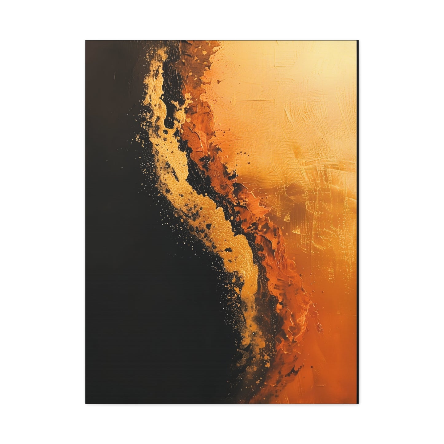 Yin Yang Shore - Canvas Wall Art