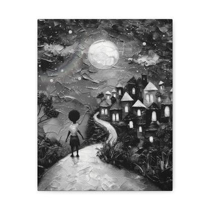 Path to Abundance II - Canvas b&w Wall Art