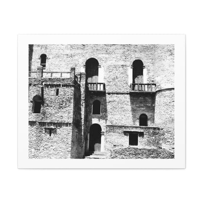 Whispers in Stone - Canvas Photography b&w