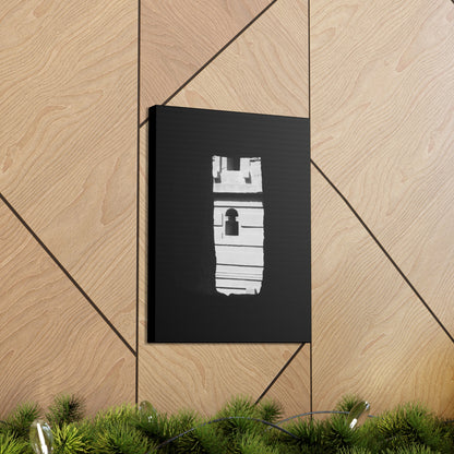 Sacred Portal - Canvas Photography b&w