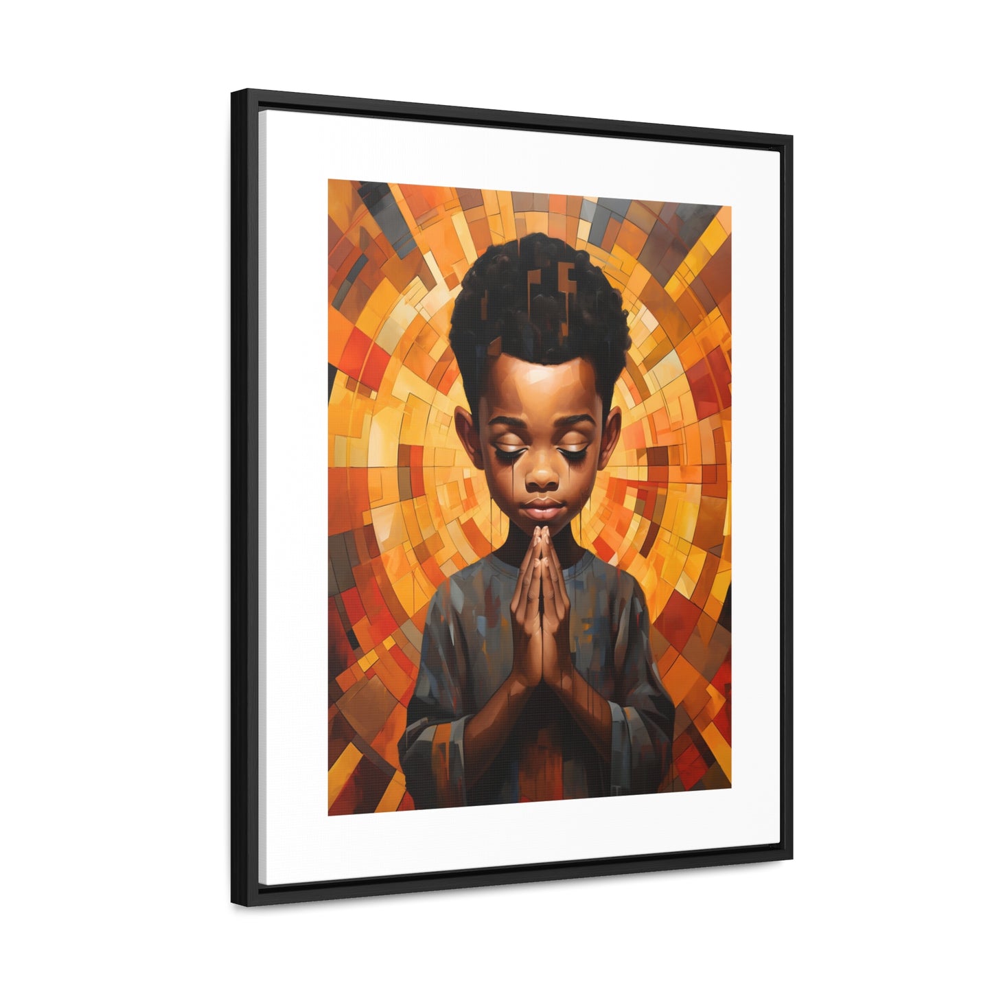 Radiance of Grace - Framed Canvas Wall Art