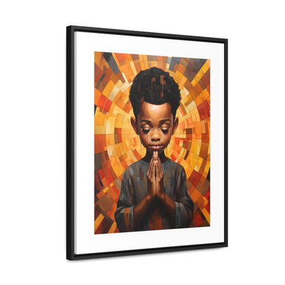 Radiance of Grace - Framed Canvas Wall Art