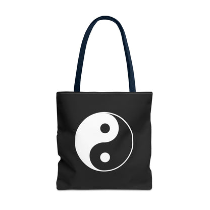 Sankofa & Yin Yang Heartware Symbols Tote Bag