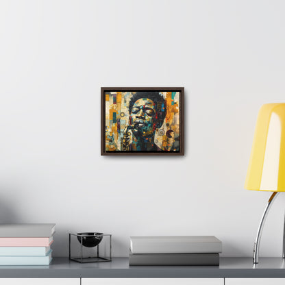 Soul of the Sax - Framed Canvas Wall Art
